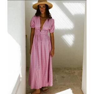 Sabo Skirt Narelle pink maxi dress - size 2